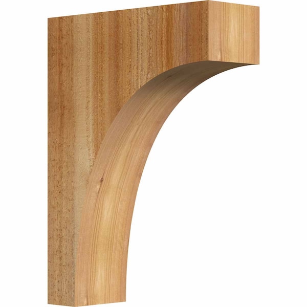 Ekena Millwork Huntington Rough Sawn Corbel, Western Red Cedar, 4"W x 12"D x 16"H COR04X12X16HUN00RWR - main